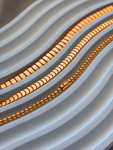 Браслет золотой 585 пробы 4 мм