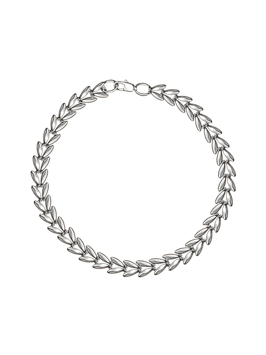 Браслет серебряный женский на руку 925 без камней | 0710036-00245