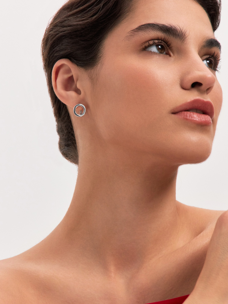 Серьги из серебра 925 без камней | 0202184-00245