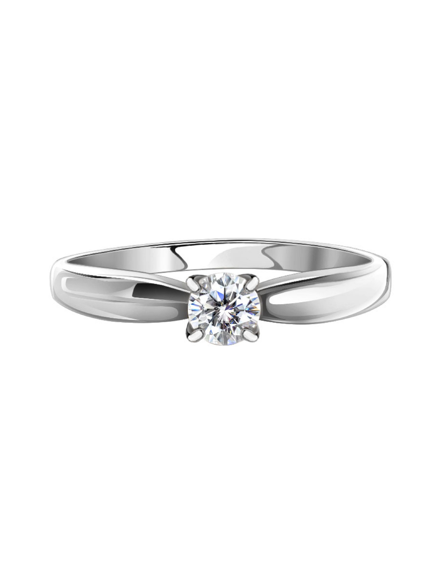 Кольцо из серебра 925 с фианитом | 0101573-00775