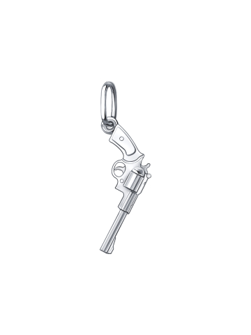 Подвеска револьвер серебряная 925 