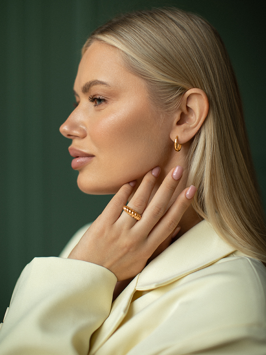 Кольцо золотое 585  | 0101846Л00240