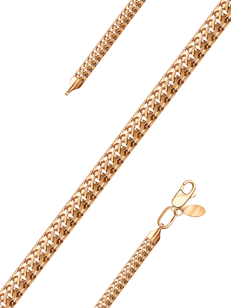 Браслет золотой 585 пробы 4 мм  | 12050322118              