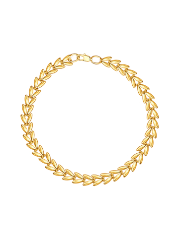 Браслет золотой 585 пробы 5 мм