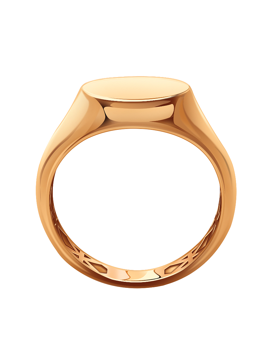 Золотая печатка 585 без камней | 0101837Л00240