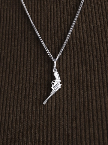 Подвеска револьвер серебряная 925 