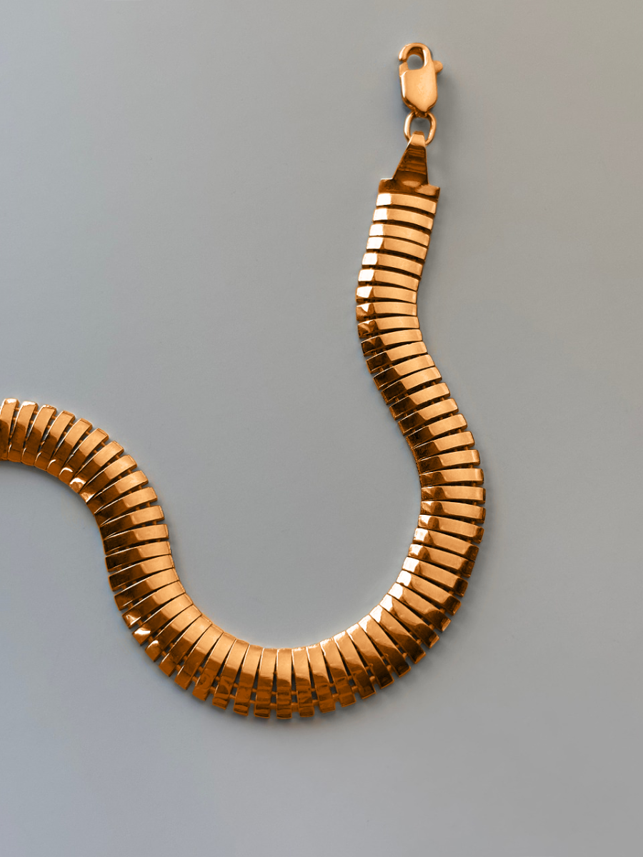 Браслет золотой 585 широкий 7 мм | 0700841Л00240