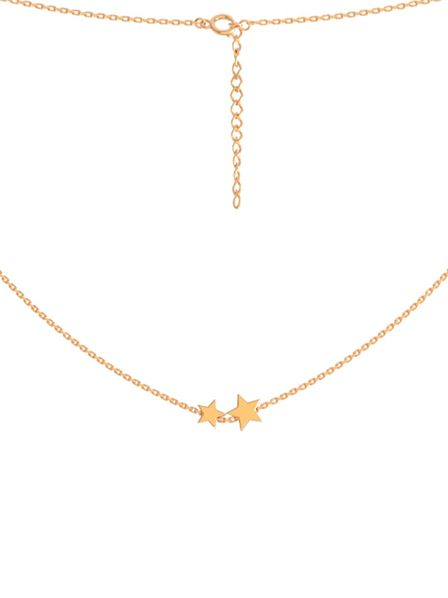 Колье золотое 585 с подвеской звезда без камней | 0320213-00240