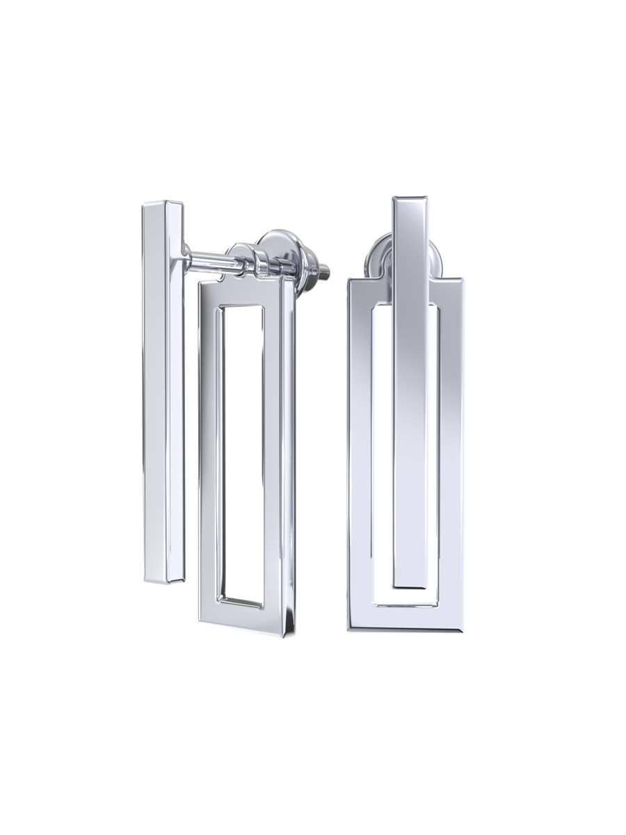 Серьги пусеты серебряные 925 | 6001749-00245