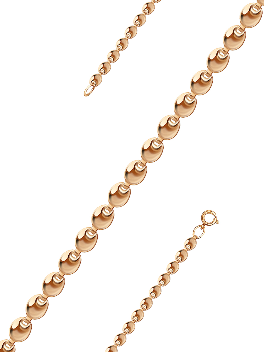 Браслет золотой 585 пробы 3,5 мм | 0710806-00240