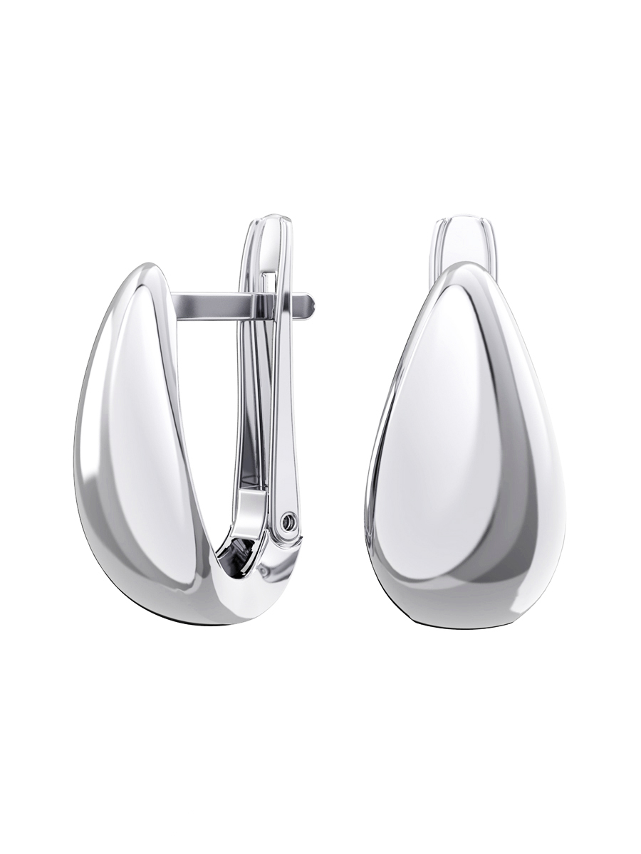 Серьги серебряные 925 капли  | 0201957-00245