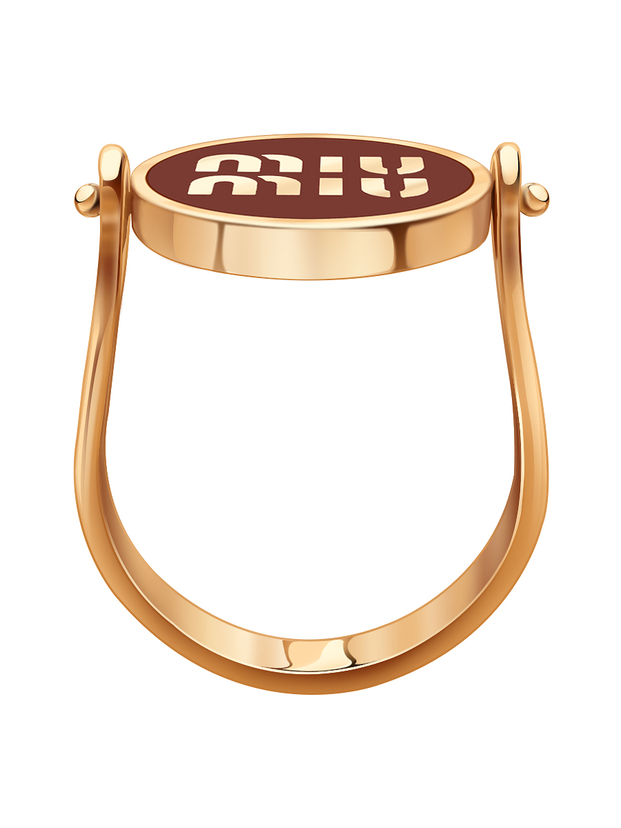 Кольцо золотое 585 с красной эмалью  | 9101454-80870