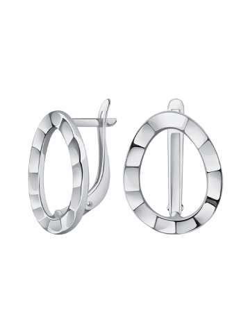 Серьги серебряные 925 без камней 