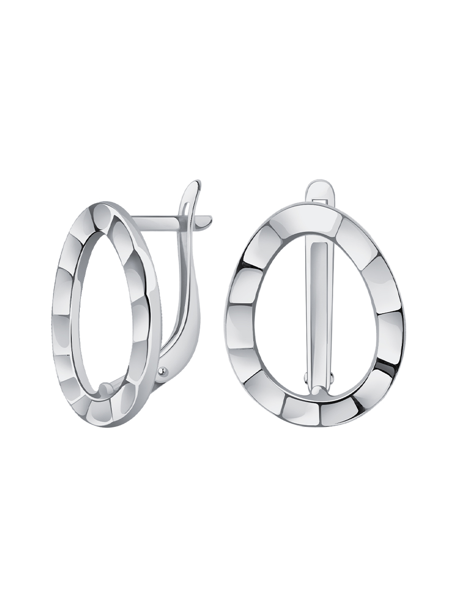 Серьги серебряные 925 без камней  | 0232154-00245