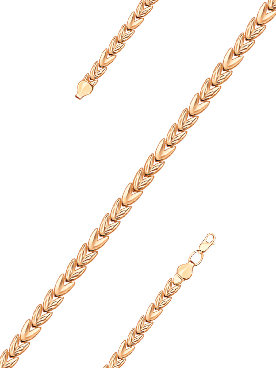 Браслет золотой 585 пробы 3,5 мм | 0710067-00240