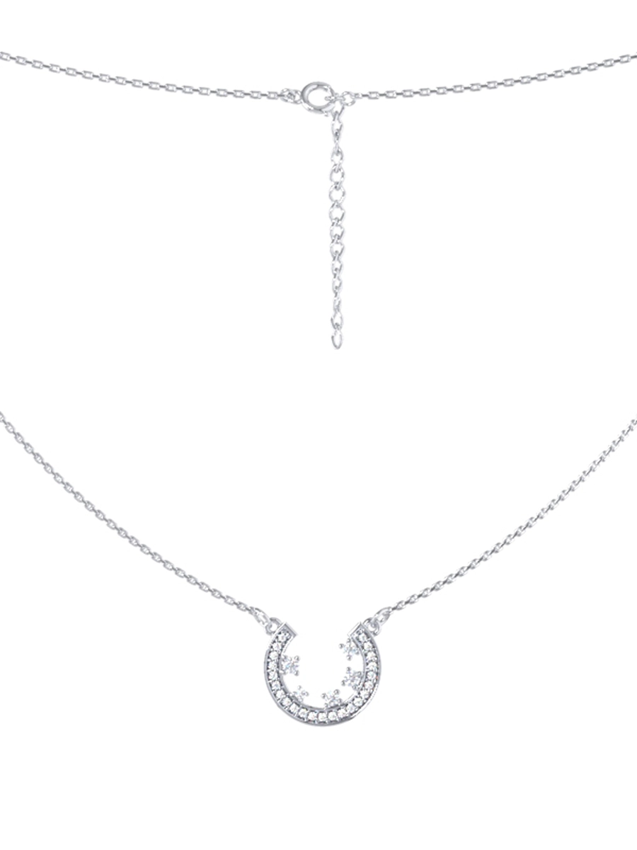 Колье из серебра 925 с фианитами | 0320498-00775