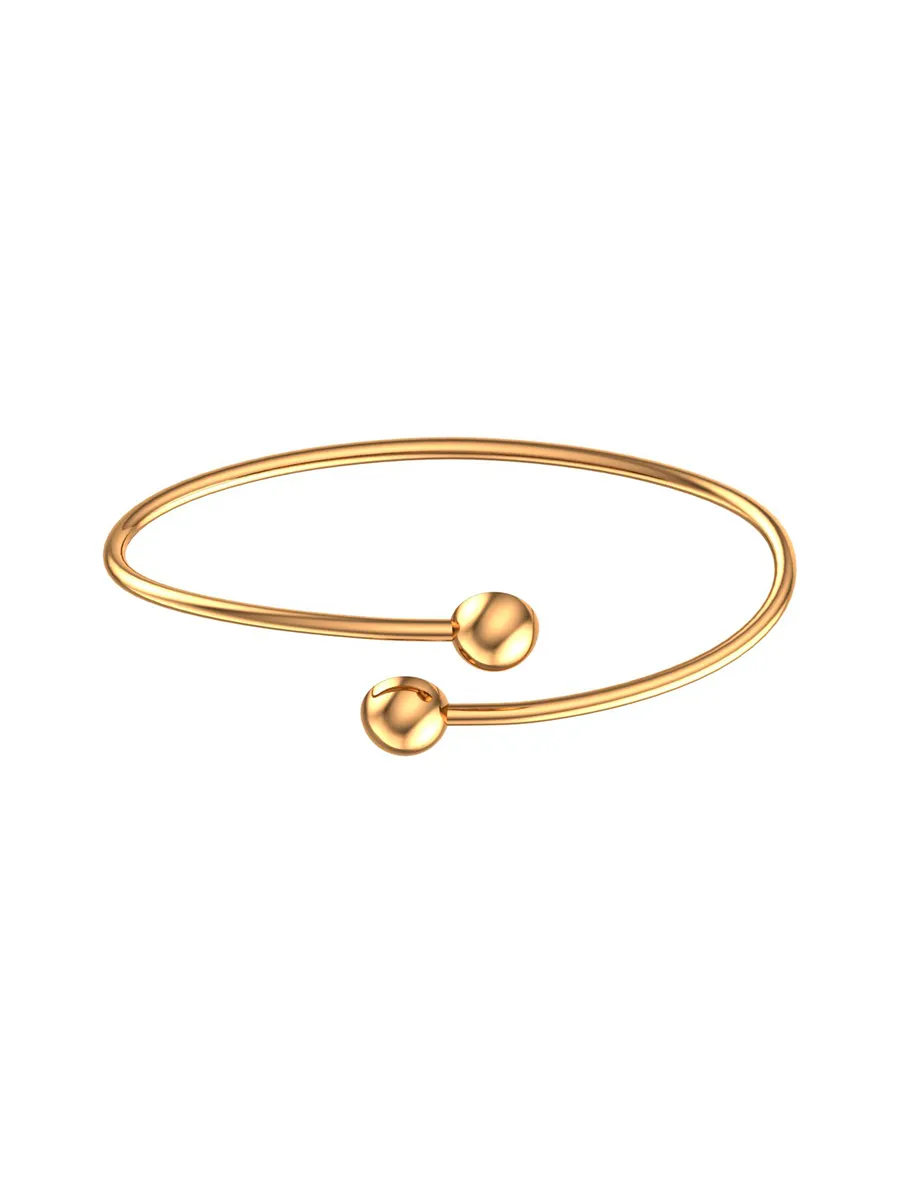 Браслет золотой жесткий 585  | 2920202-00240