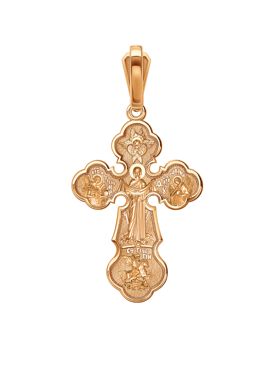 Крест православный 925 золочение  | 9401482-00249