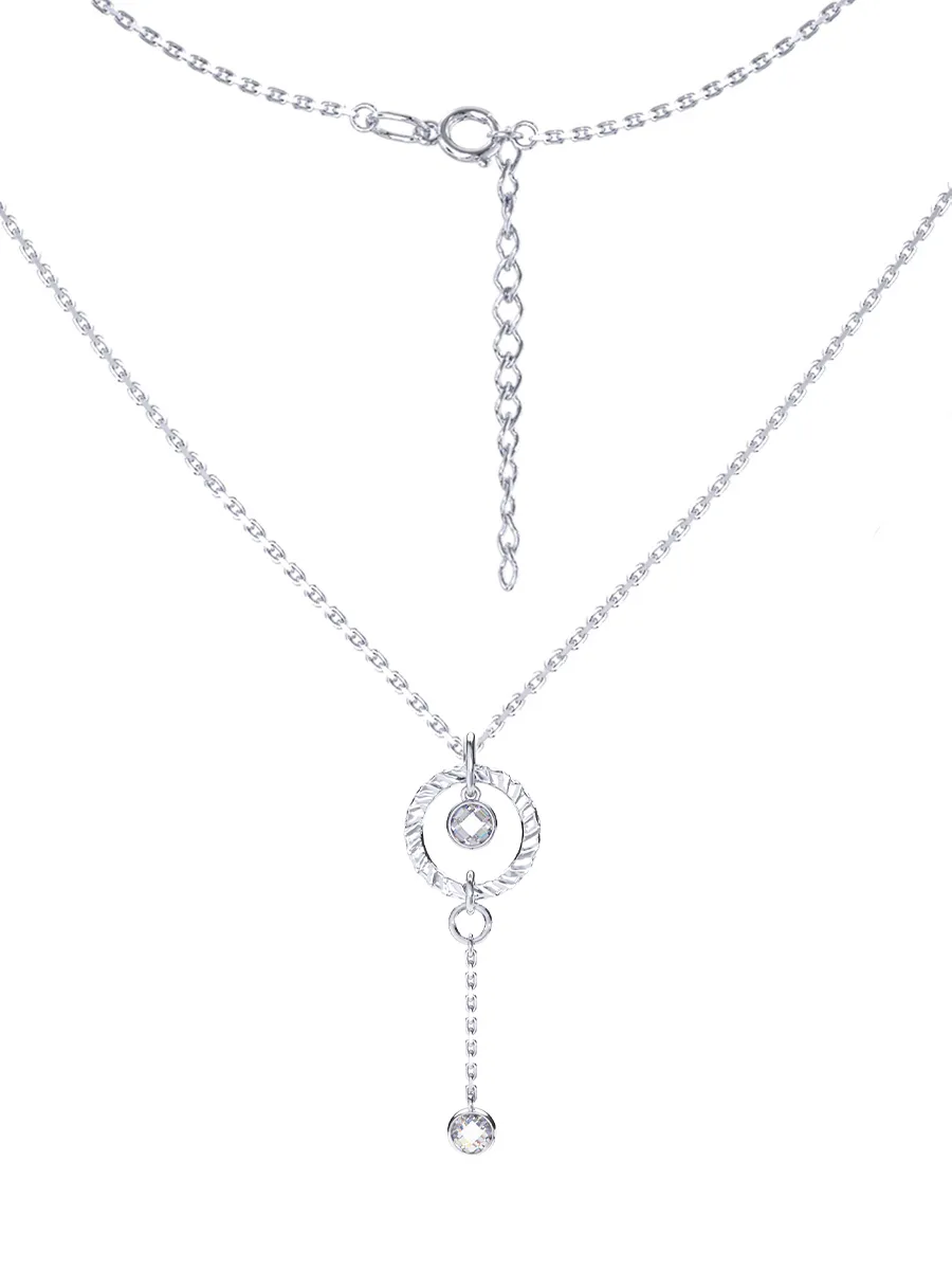 Колье из серебра 925 с фианитами | 3131702-00775