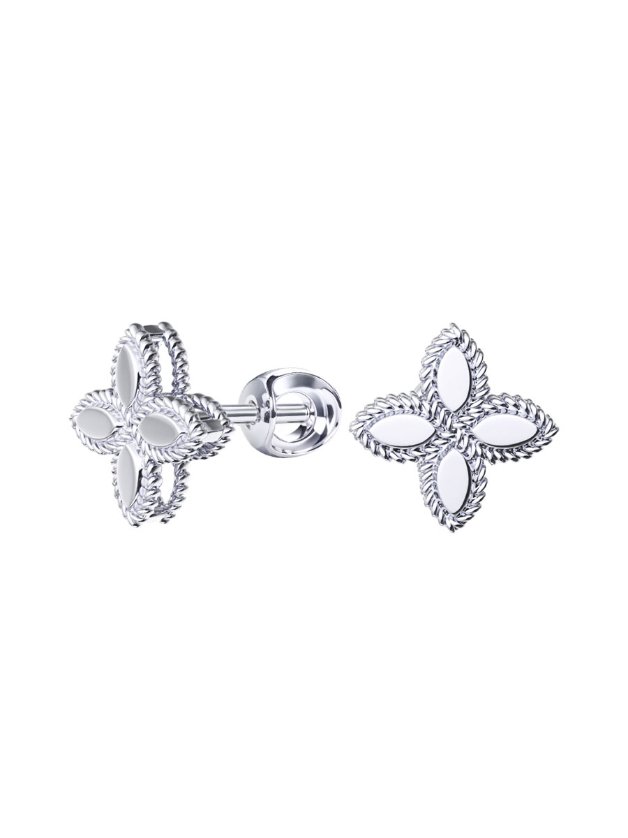 Серьги пусеты серебряные 925  | 6002182-00245 