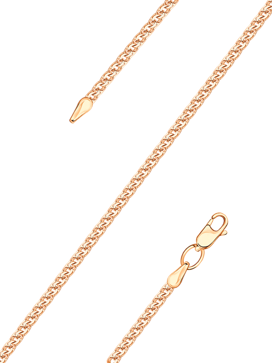 Цепь золотая 585 плетение Бисмарк  | 0041040-00240