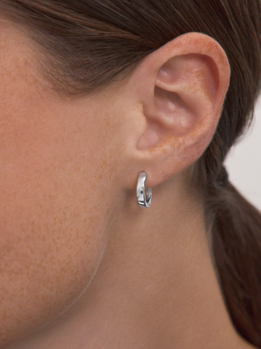 Серьги из серебра 925 без камней | 0202110-00245