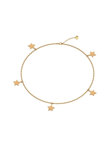 Браслет золотой 585 со звездочками 