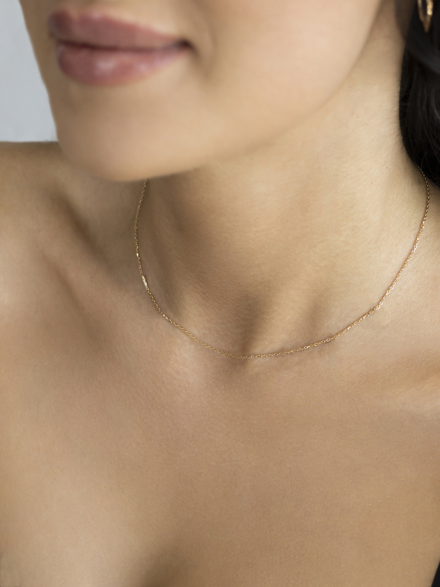 Цепь золотая 585 якорное плетение  | 0090034-00240