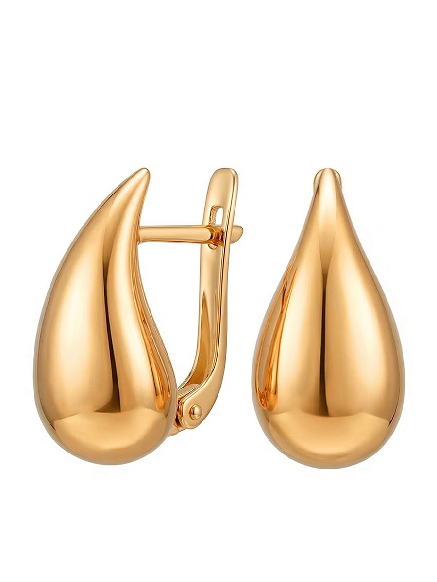 Серьги золотые 585 без камней  | 0201972Л00240