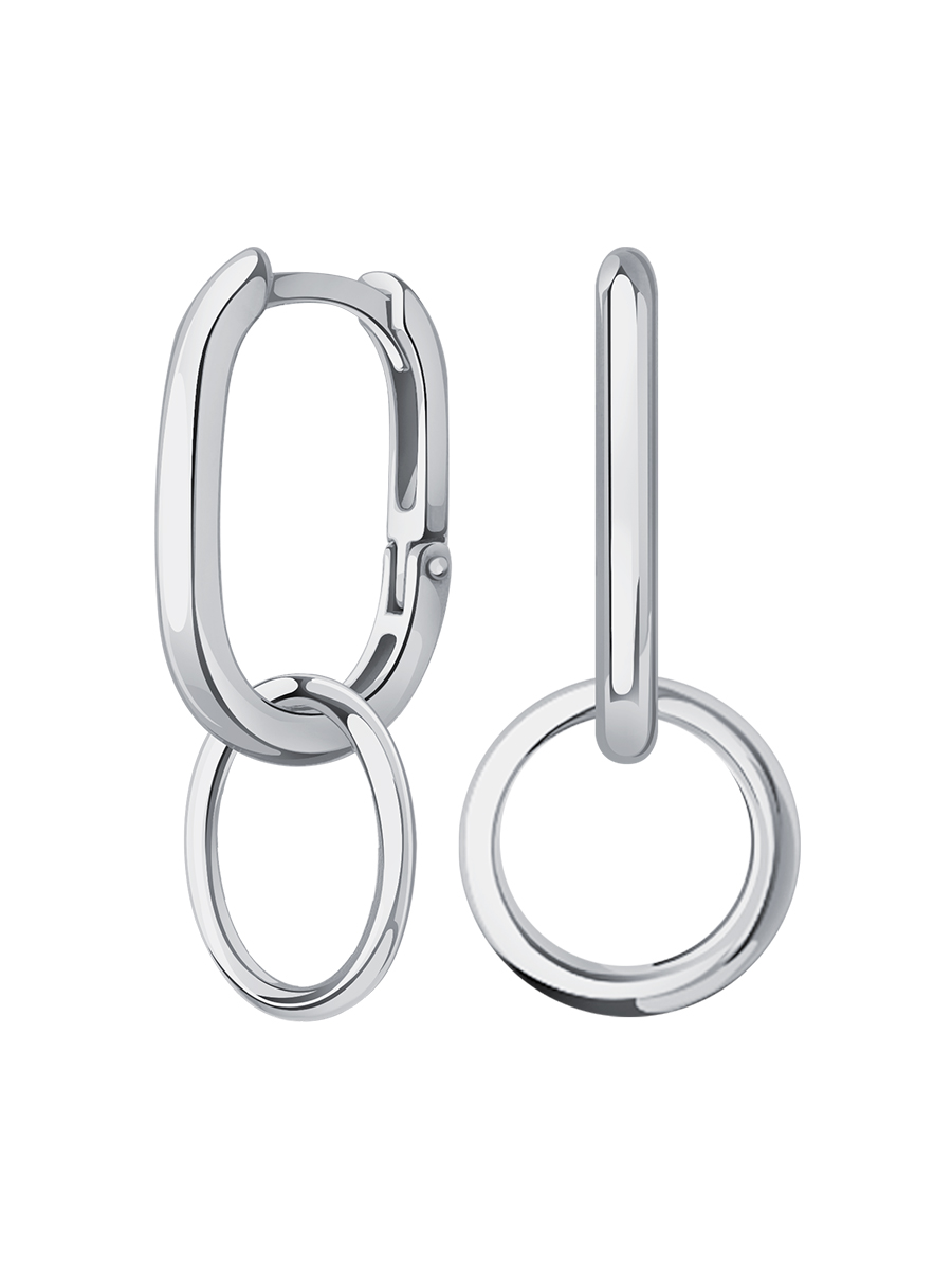 Серьги серебряные 925  | 0222330-00245