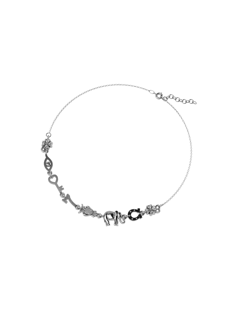 Браслет счастье серебряный 925  | 0720239-00245