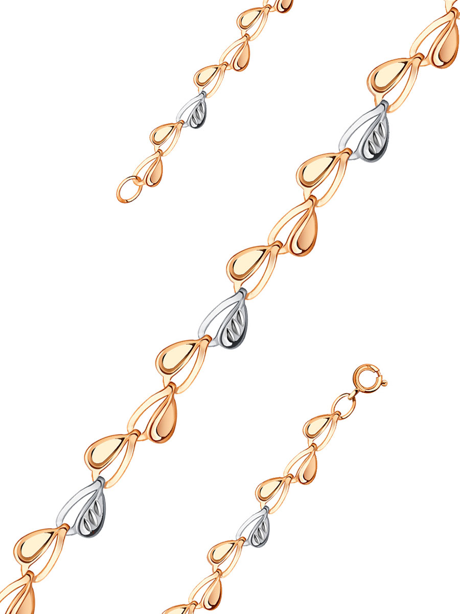 Браслет золотой 585 пробы 4 мм | 0730002-00246