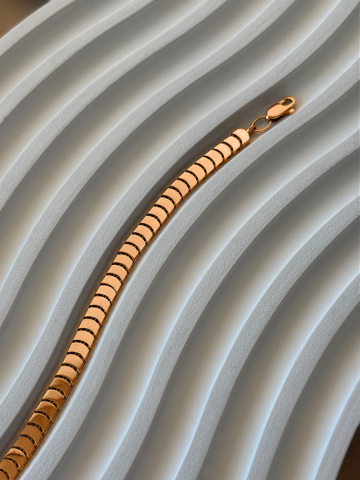 Браслет золотой 585 пробы 4 мм