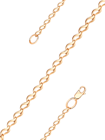 Браслет золотой 585 тонкий 2,3 мм