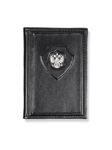 Обложка на паспорт с гербом из серебра 925 пробы