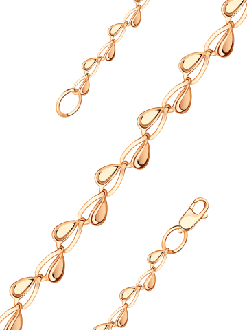 Браслет золотой 585 пробы 4 мм