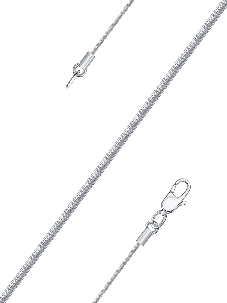 Цепь Снейк серебряная 925  | 0010240-00245