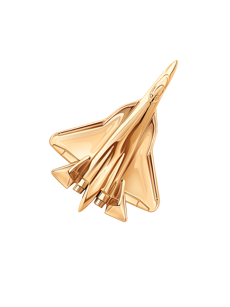 Значок сувенирный самолет СУ-57  | 7800054-0024Л