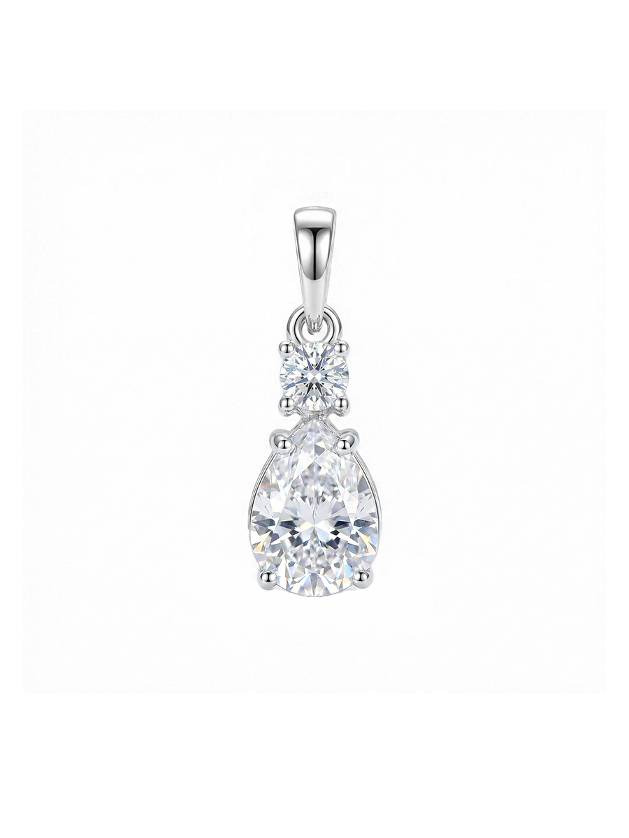 Подвеска серебряная 925 с фианитами  | 4101174-00775