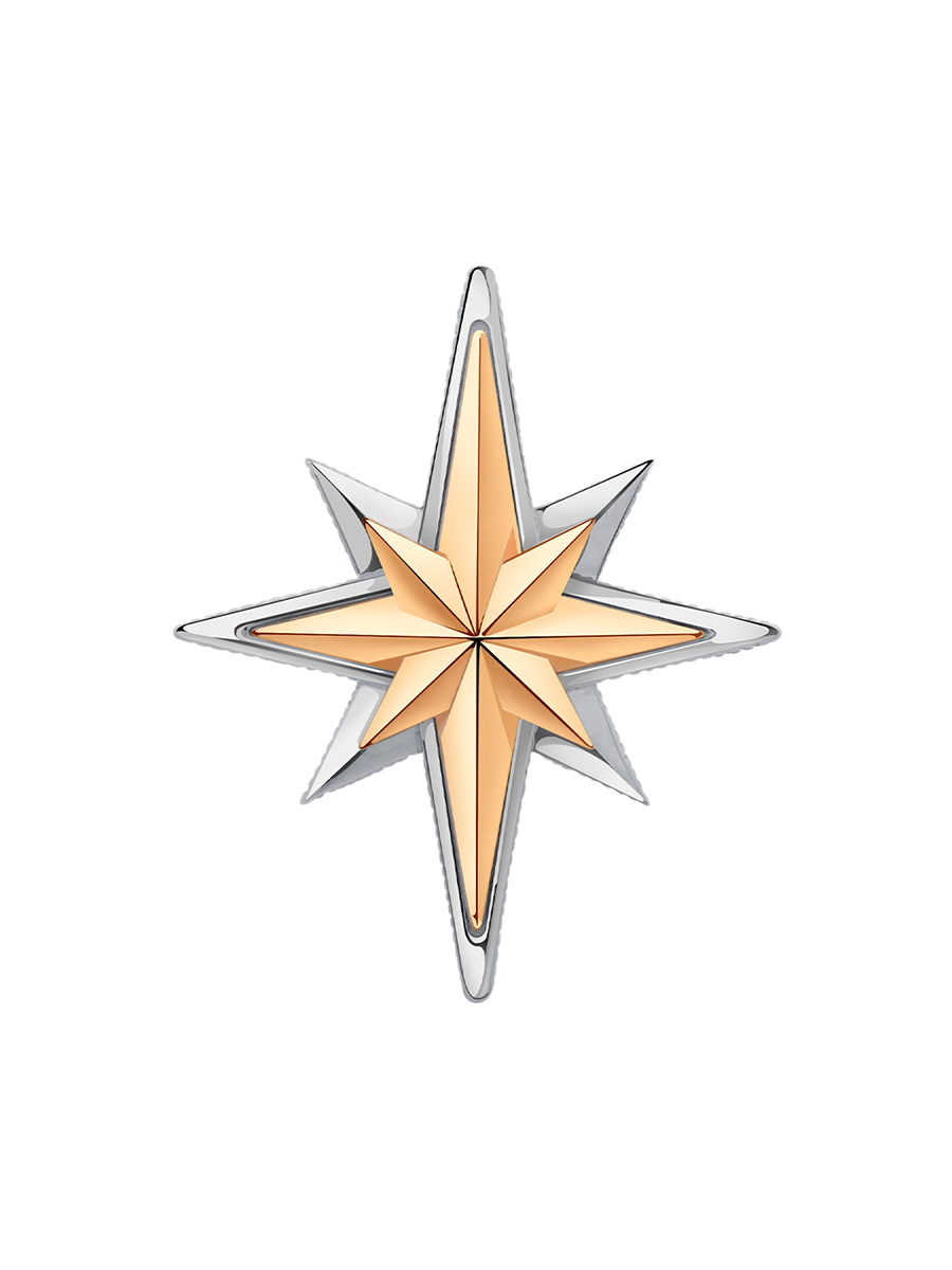 Значок звезда  | 7800065-5024Л