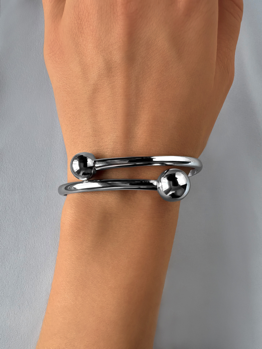 Браслет серебряный 925 женский без камней  | 2910213-00245