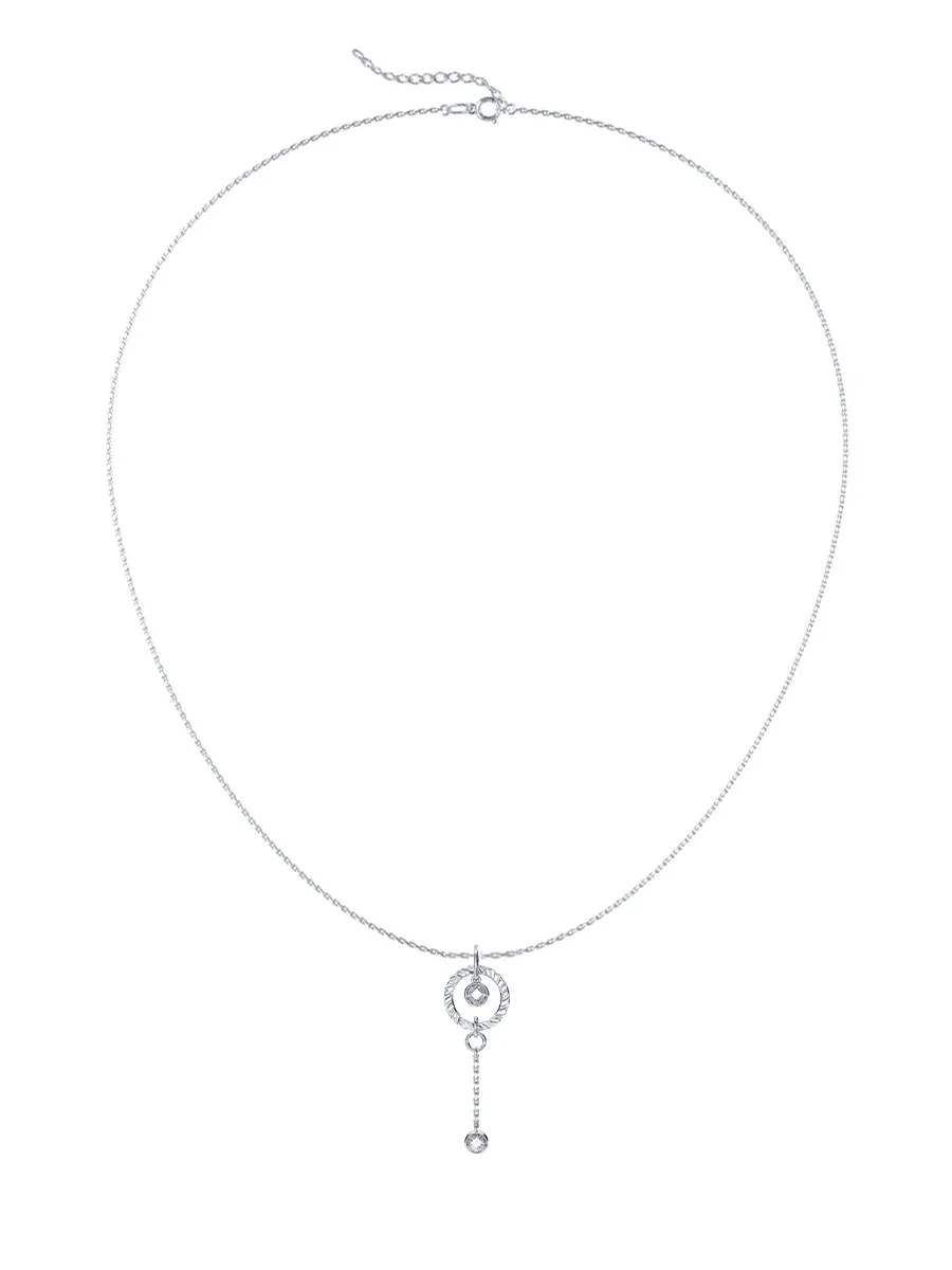 Колье из серебра 925 с фианитами | 3131702-00775