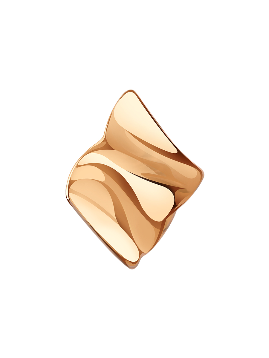 Подвеска золотая 585 мятый металл  | 4101760Л00240