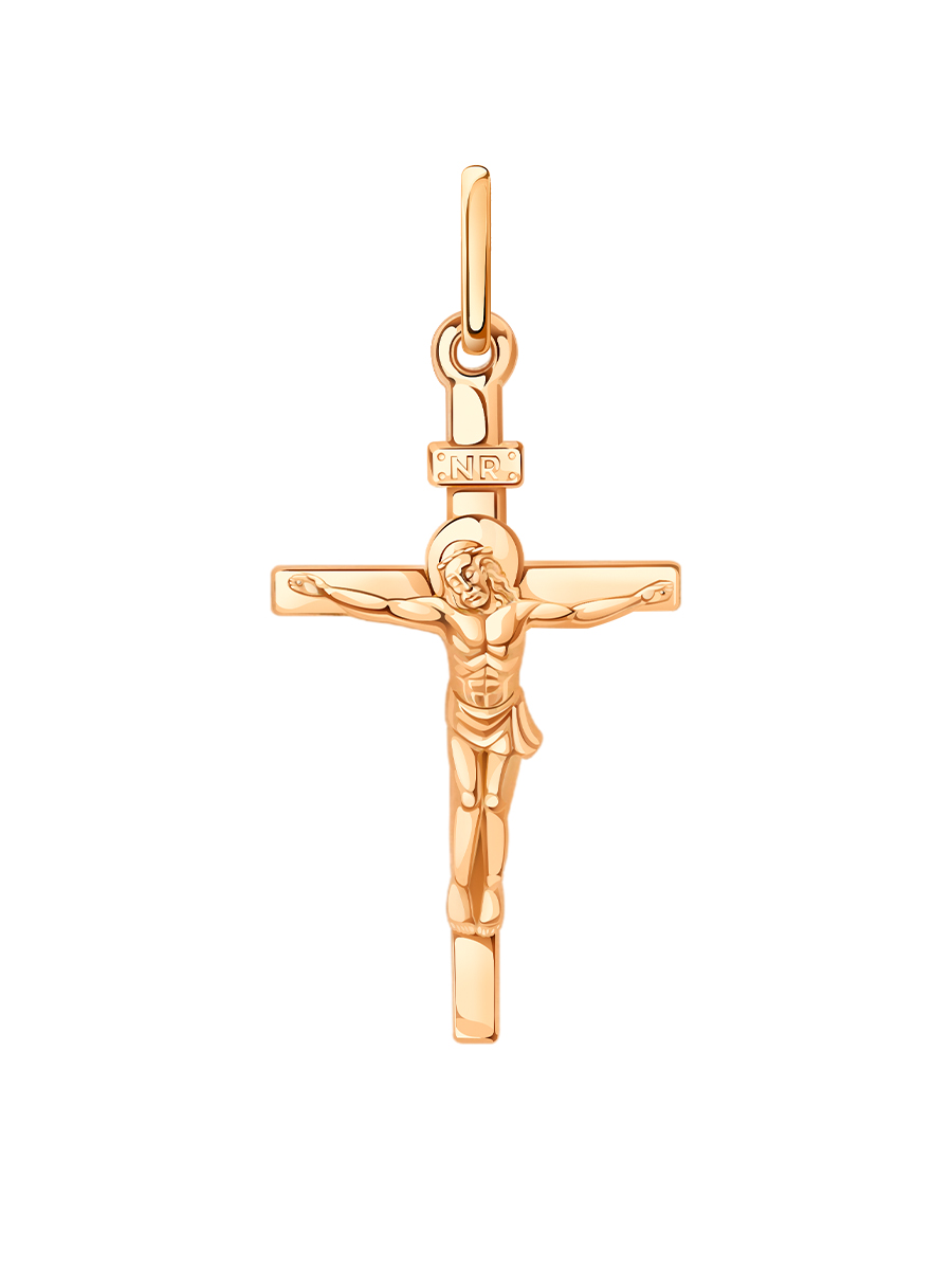 Крест православный золотой 585 нательный   | 0800026-00240