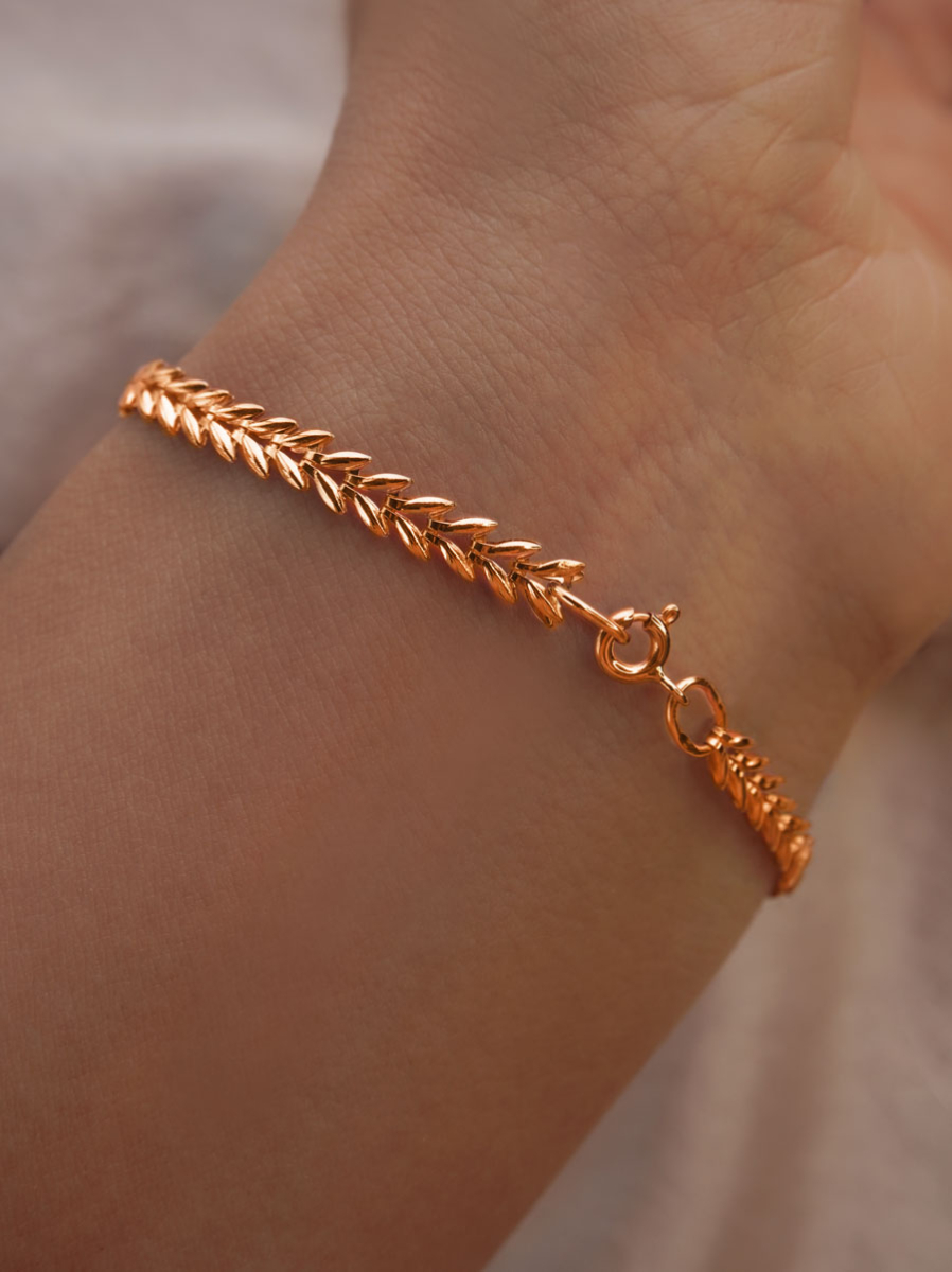 Браслет золотой 585 пробы 4 мм | 0710807-00240