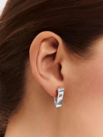 Серьги серебряные 925 без камней