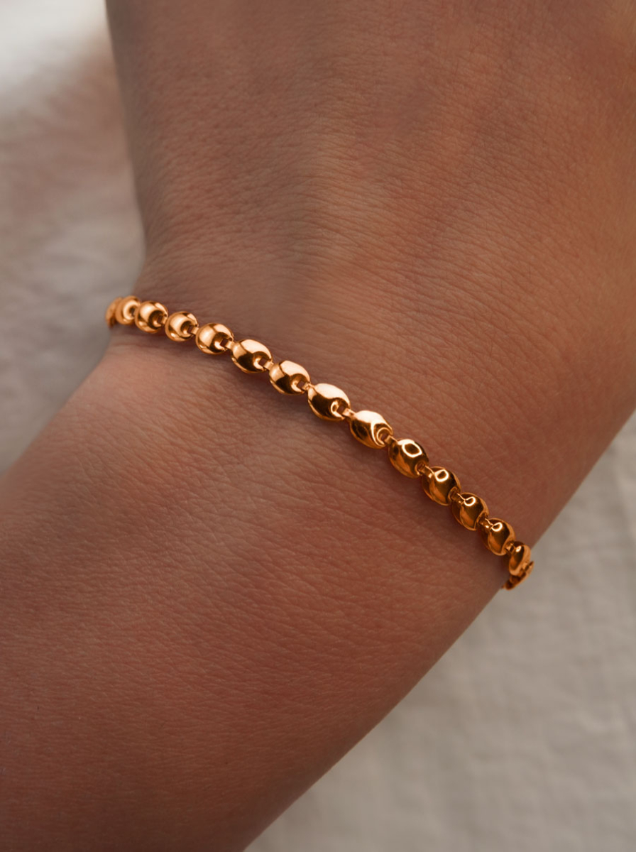 Браслет золотой 585 пробы 3,5 мм | 0710806-00240