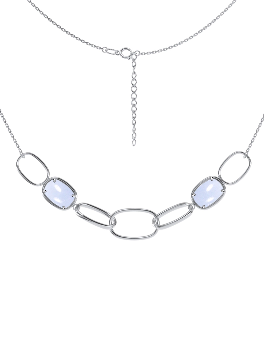 Колье из серебра 925 с кварцем | 3121350-05185