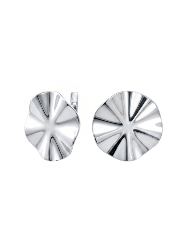 Серьги серебряные 925 без камней