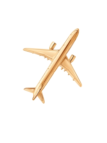 Значок сувенирный самолет МС-21